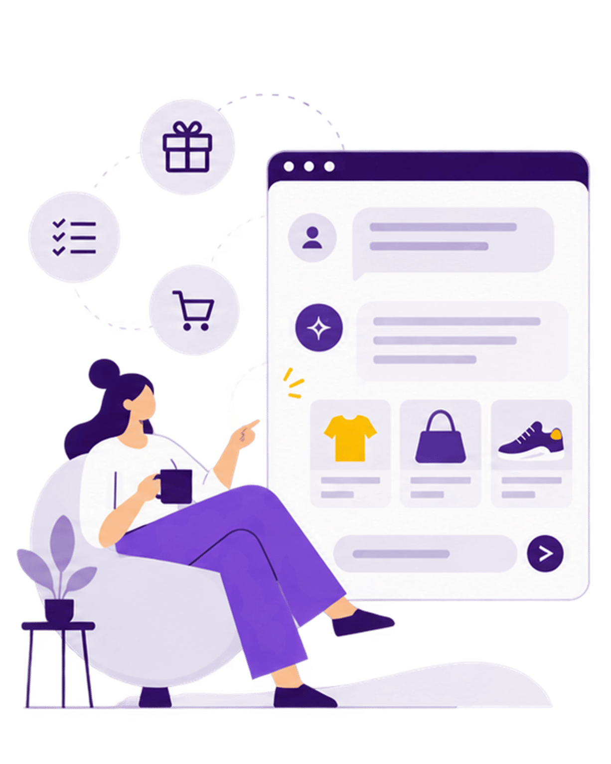 Conversational Commerce illustration