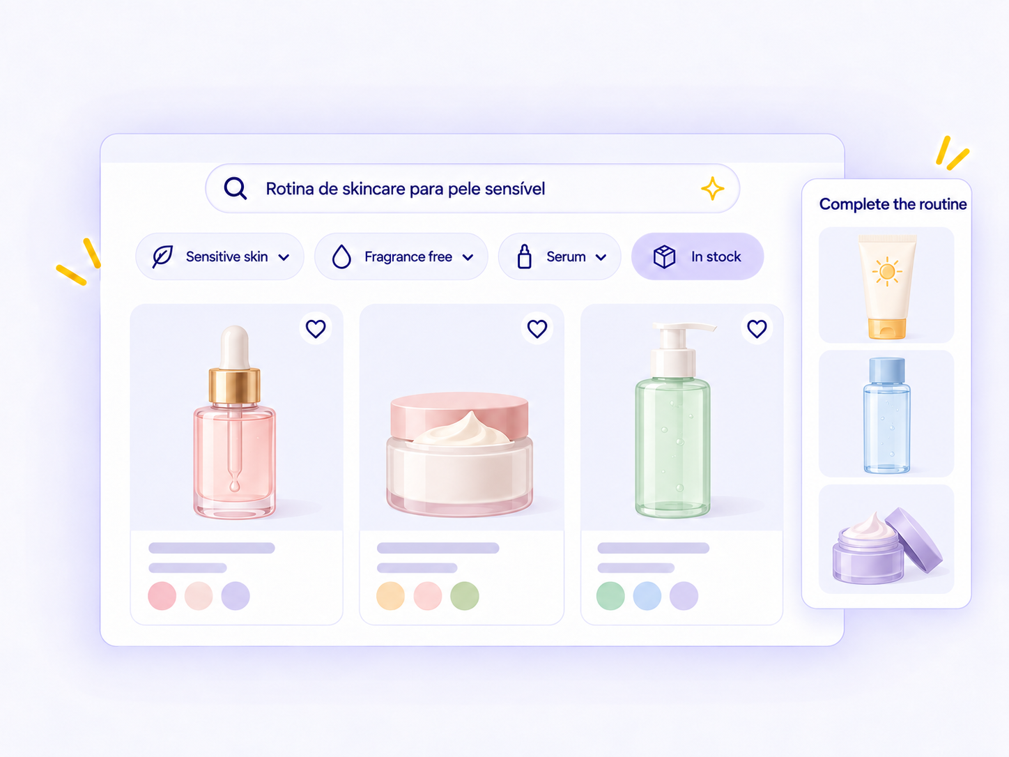 Beauty & Personal Care shopping demonstration