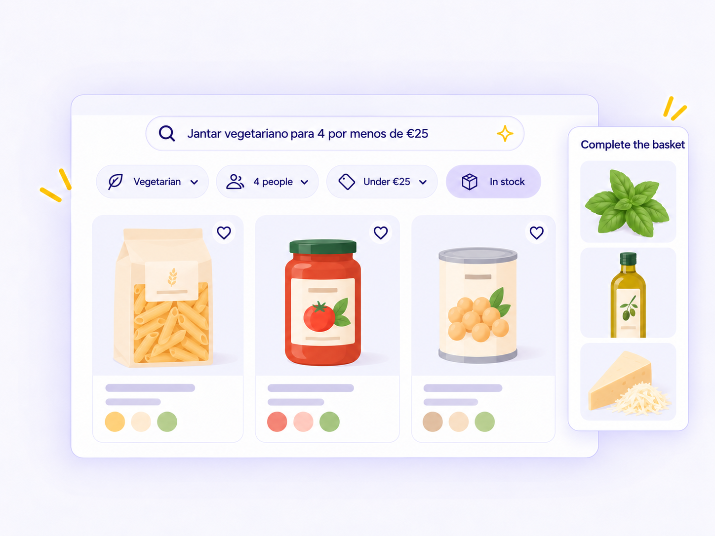 Grocery & Food shopping demonstration